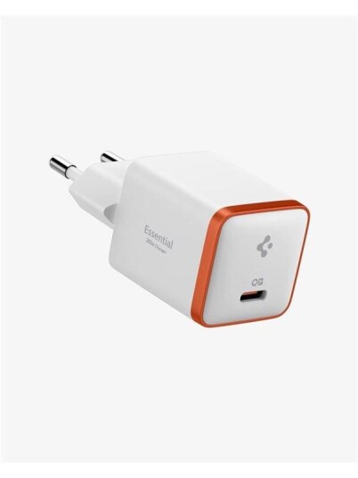 Spigen 30W Vegglader med USB-C Hvit - ArcStation Essential Spigen 30W Vegglader med USB-C Hvit - ArcStation Essential