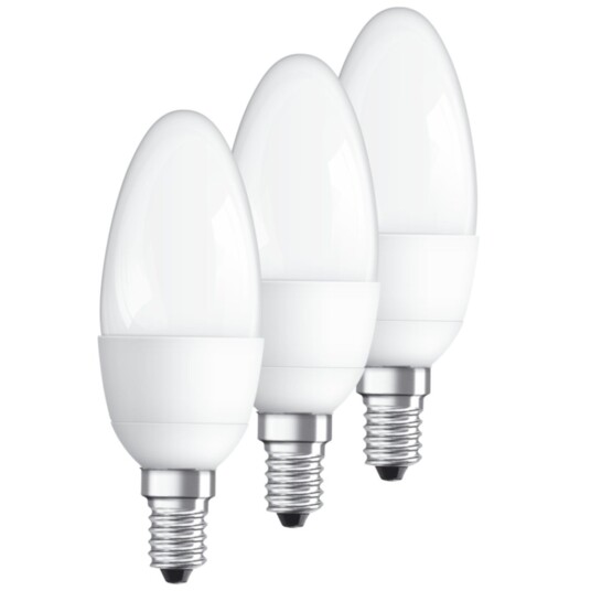 OSRAM Osram LED STAR Mignon, E14, 5,3W 3-pakk