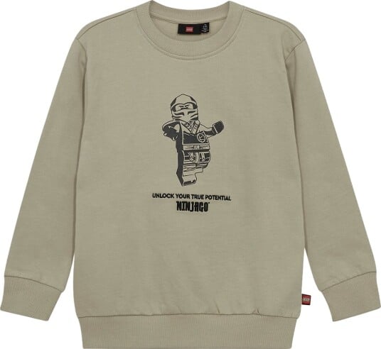 LEGO® Ninjago Collegegenser LWSaku 600 Beige LEGO® Wear 8 år 128 Collegegenser LEGO® Ninjago Collegegenser LWSaku 600 Beige LEGO® Wear 8 år 128 Collegegenser