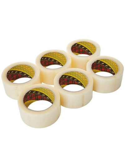 3M Scotch 371 Polypropylene Packaging Tape 48mmx66m (6 stk)