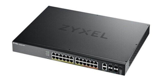 ZyXEL XGS2220 Series XGS2220-30HP - switch - 24-port GbE L3 access NebulaFLEX Cloud with 6 10G uplink - 30 ports - Managed - rack-mountable (4718937625055)
