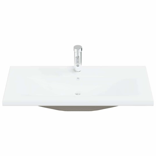 Baderomsinnredningssett 2 pcs Svart Eik 90 x 38.5 x 46 cm Baderomsinnredningssett 2 pcs Svart Eik 90 x 38.5 x 46 cm