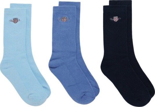 Gant Sokker 3 pk Shield Evening Blue