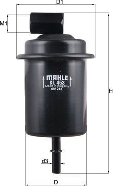Drivstoffilter MAHLE ORIGINAL KL 453