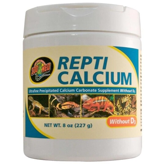 Zoo Med Repti Kalsium Uten D3 Uten Fosfor 227 Gram