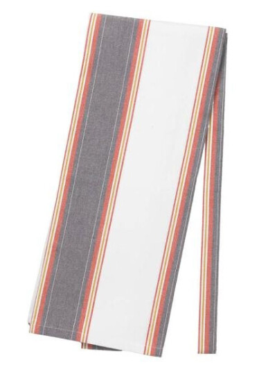 By Mogensen - Duk 140x240 cm large stripes hvit By Mogensen - Duk 140x240 cm large stripes hvit