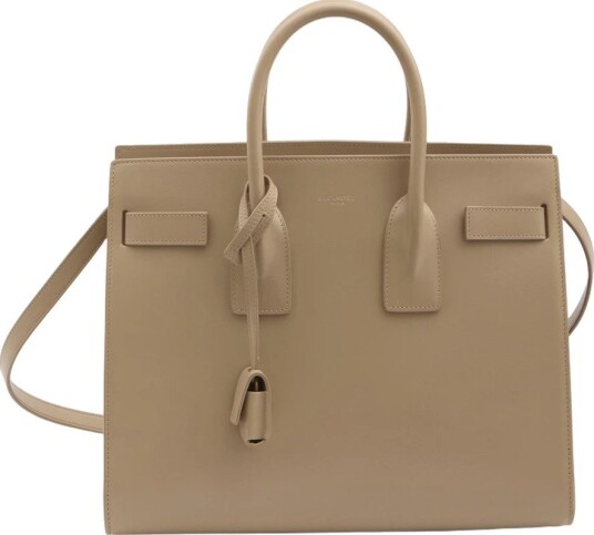 Saint Laurent Dame Vesker Beige ONE SIZE,
