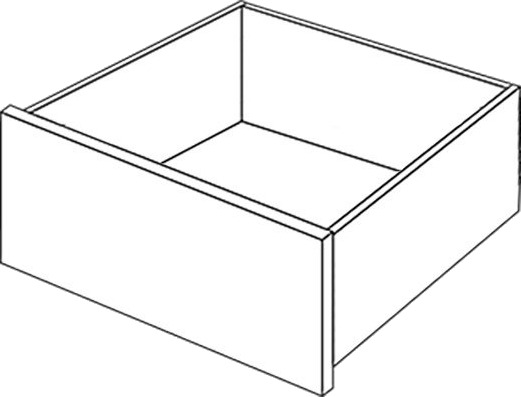 Flexislide Skuff med uttrekk h30xb60cm