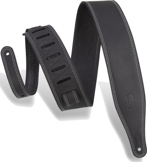 Levys Butter Leather Strap 2,5""BK Levys Butter Leather Strap 2,5""BK