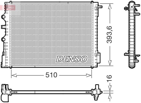 Radiator DENSO DRM23120