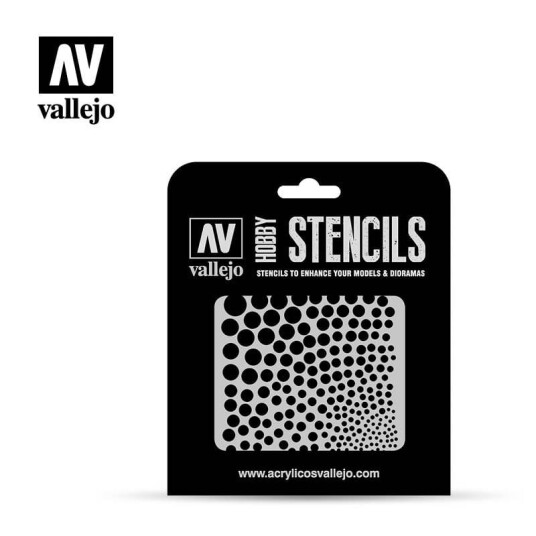 Vallejo Stencils Circle Textures Vallejo Stencils Circle Textures