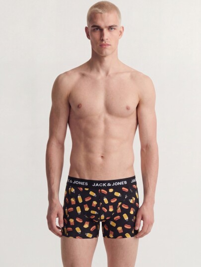 Jack & Jones Jackevin Food Trunks 3 Pack Black XXL