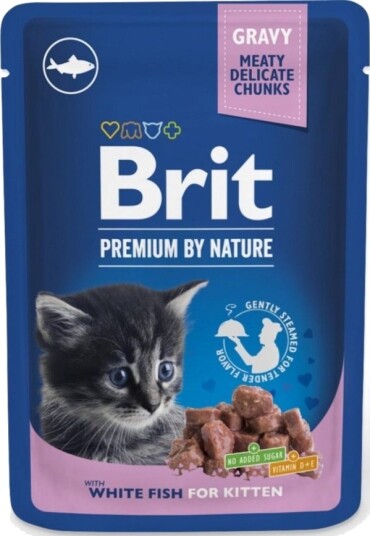Brit Premium White Kitten Fisk Våtfôr 100 G Brit Premium White Kitten Fisk Våtfôr 100 G
