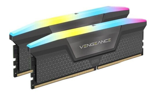 Corsair Vengeance RGB DDR5-6400 32GB CL30 Dual Channel 2 pcs AMD EXPO Gr med RGB