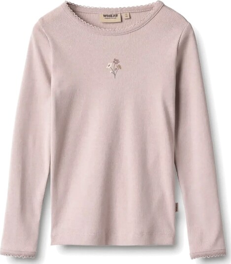 Wheat T Shirt L/S Print Belis SOFT LILAC 128