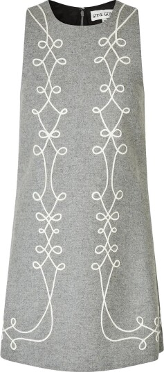STINE GOYA 2490 Felt Twill Embroidery Embroid Grey XS STINE GOYA 2490 Felt Twill Embroidery Embroid Grey XS