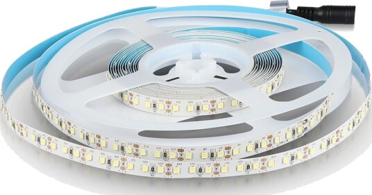 12W/m LED strips Samsung Chip 12V 6500K IP20 5m/rull Kulør : Kald