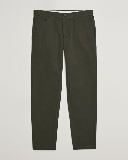 KnowledgeCotton Apparel Chuck Regular Cotton Twill Chino Forest Night