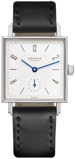 Nomos Glashütte Dameklokke N 401 Tetra Hvit/Lær