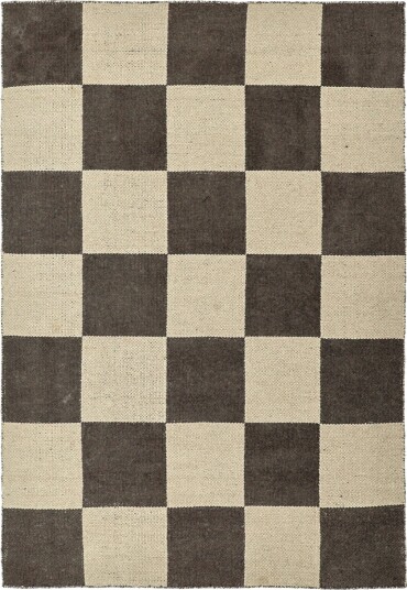 Ullteppe Scacco svart/beige Størrelse: 240 x 340 cm