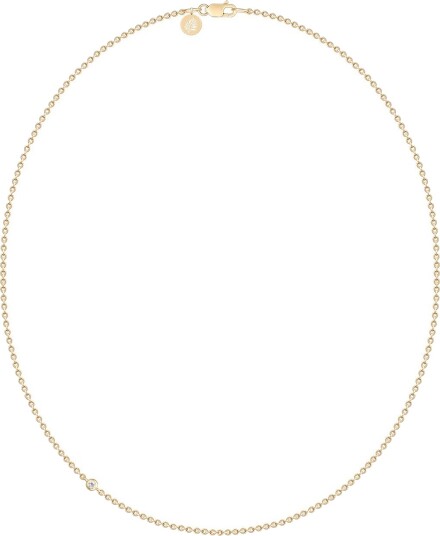 Julie Sandlau Anchor Chain Halskjede 22 kt. Gullbelagt sølv NL549-50 - Dame - 925 sterling silver