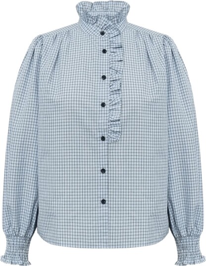 A View Clova Check Shirt Blue 34