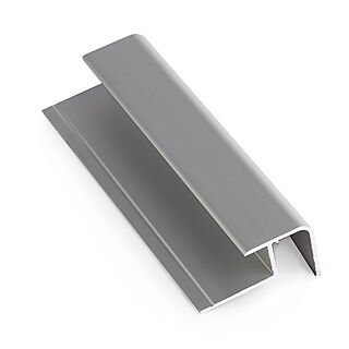 Fibo hjornelist utvendig aluminium hvit 2400 mm