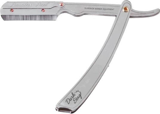 Dark Stag Straight Razor Premium Steel Handle Dark Stag Straight Razor Premium Steel Handle