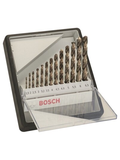 Bosch Robust Line HSS-Co 13-delers metallbor-sett for elektroverktøy