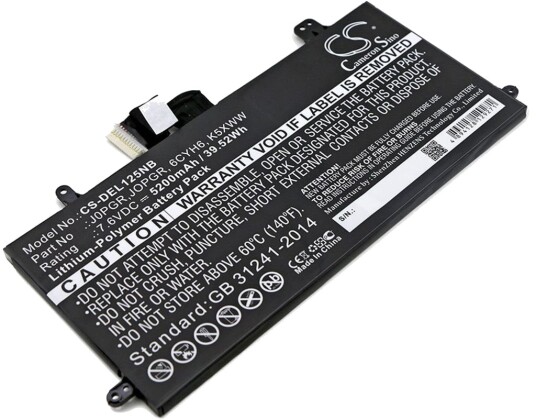Batteri til Dell Latitude 12 5285 etc