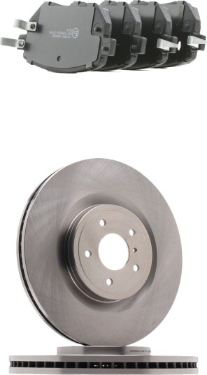 Bremseskiver og -klosser RIDEX 3405B2734