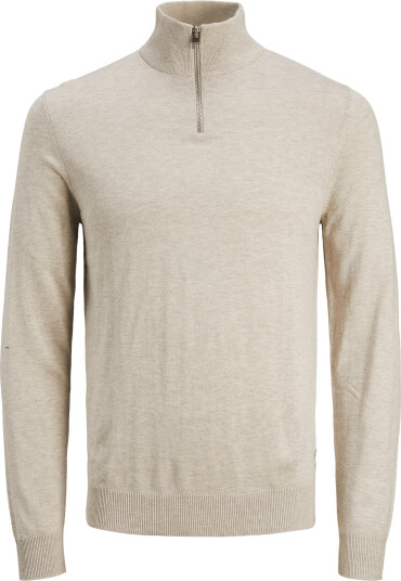 Jack & Jones Jjeemil Knit Half Zip Noos Cream XS