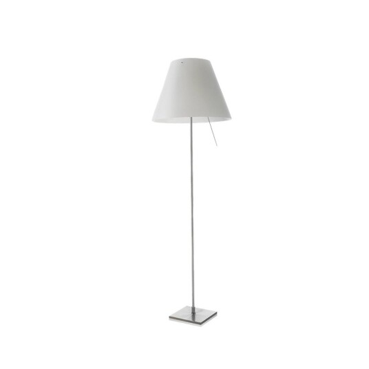 Luceplan - Costanza Gulvlampe Alu/Mistic White