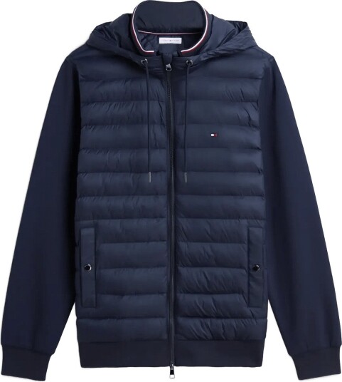 Tommy Hilfiger Mix Media Rwb Reg Hooded Zt Navy S