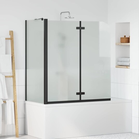 Dusjinnhegning Svart 120 x 68 x 130 cm ESG Glass og Aluminium Dusjinnhegning Svart 120 x 68 x 130 cm ESG Glass og Aluminium