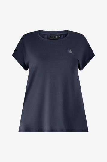Zizzi   Treningstopp Abasic O neck Tee   Blå