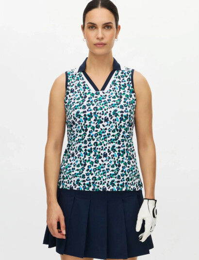 Röhnisch Essential Sleeveless Poloshirt Green S