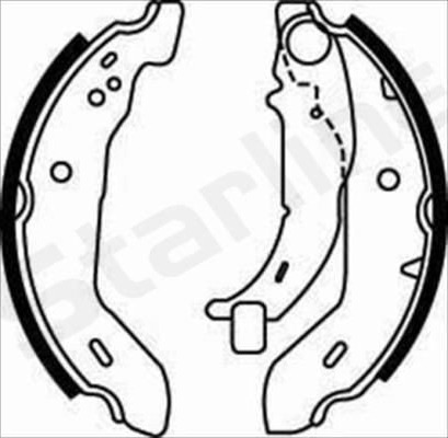 Bremsesko sett STARLINE BC 07480