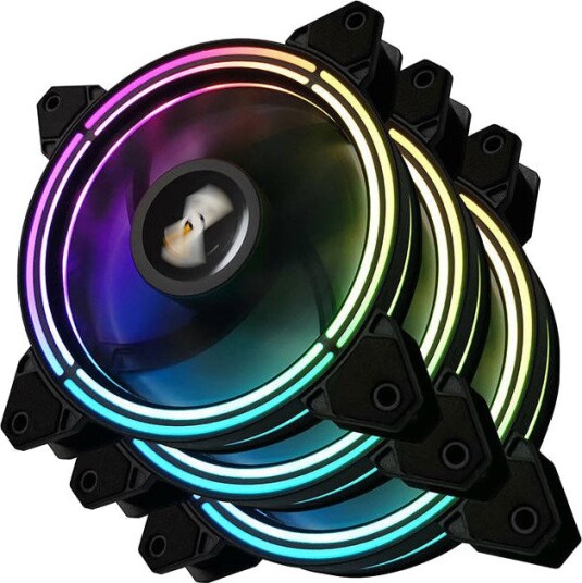 DarkFlash CF11 Pro ARGB Viftesett 120mm 1100 RPM 3-pakning