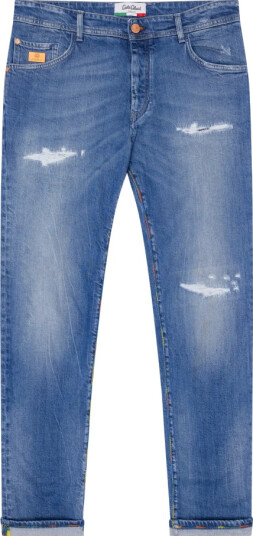 Carlo Colucci Herre Jeans Blå W34 L32,