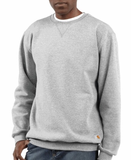 Carhartt Midweight Crewneck Heather Grey XL Carhartt Midweight Crewneck Heather Grey XL