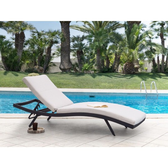 Solstol Amelia Beige svart Solstol Amelia Beige svart