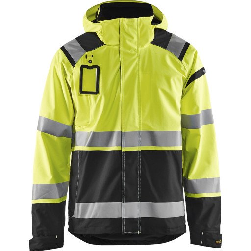 Blåkläder 498719873399XL Skalljakke varselgul/svart Str . XL Blåkläder 498719873399XL Skalljakke varselgul/svart Str . XL
