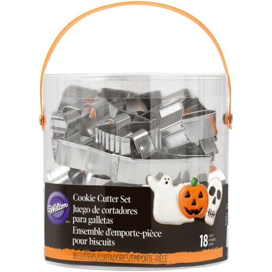 Wilton Utstikkere i Metall Halloween Sett/18 