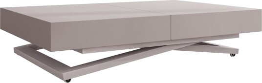Avendi sofabord 120 cm - Sølv, beige