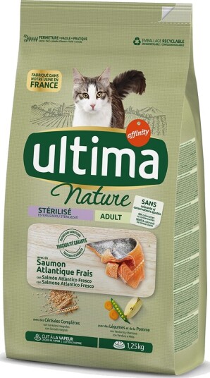 Affinity Ultima Tørrfôr Ultima Nature Sterilised Laks 4 X 1.25 kg Affinity Ultima Tørrfôr Ultima Nature Sterilised Laks 4 X 1.25 kg