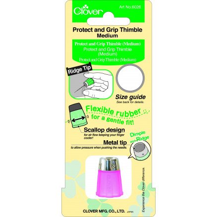 Clover Fingerbøll Rød Silikon Gummi med metall 15,5mm