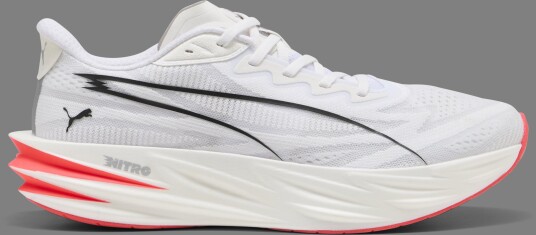 Puma Deviate Pure Nitro White ultra Red silver 46