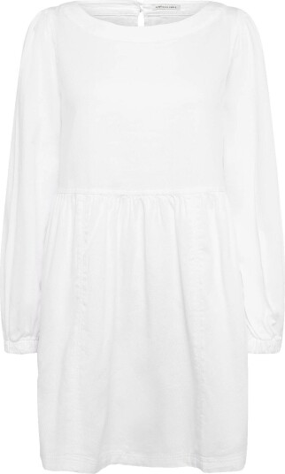 American Eagle Ls Swing Mini Dress Intl   White   S