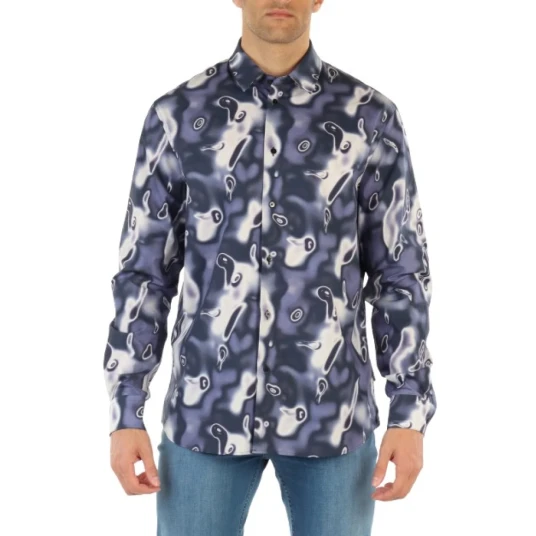 Trussardi Herre Skjorter Blå S, Trussardi Herre Skjorter Blå S,